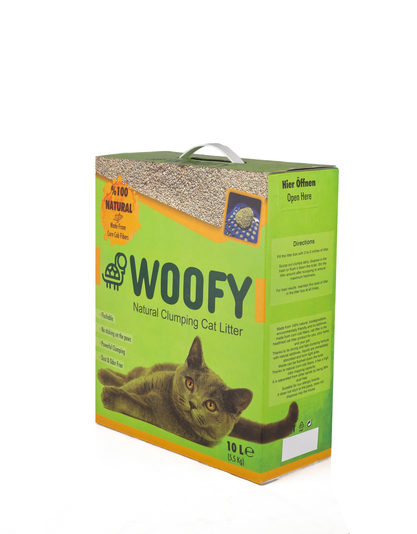 Woofy Pet Katzenstreu organisch