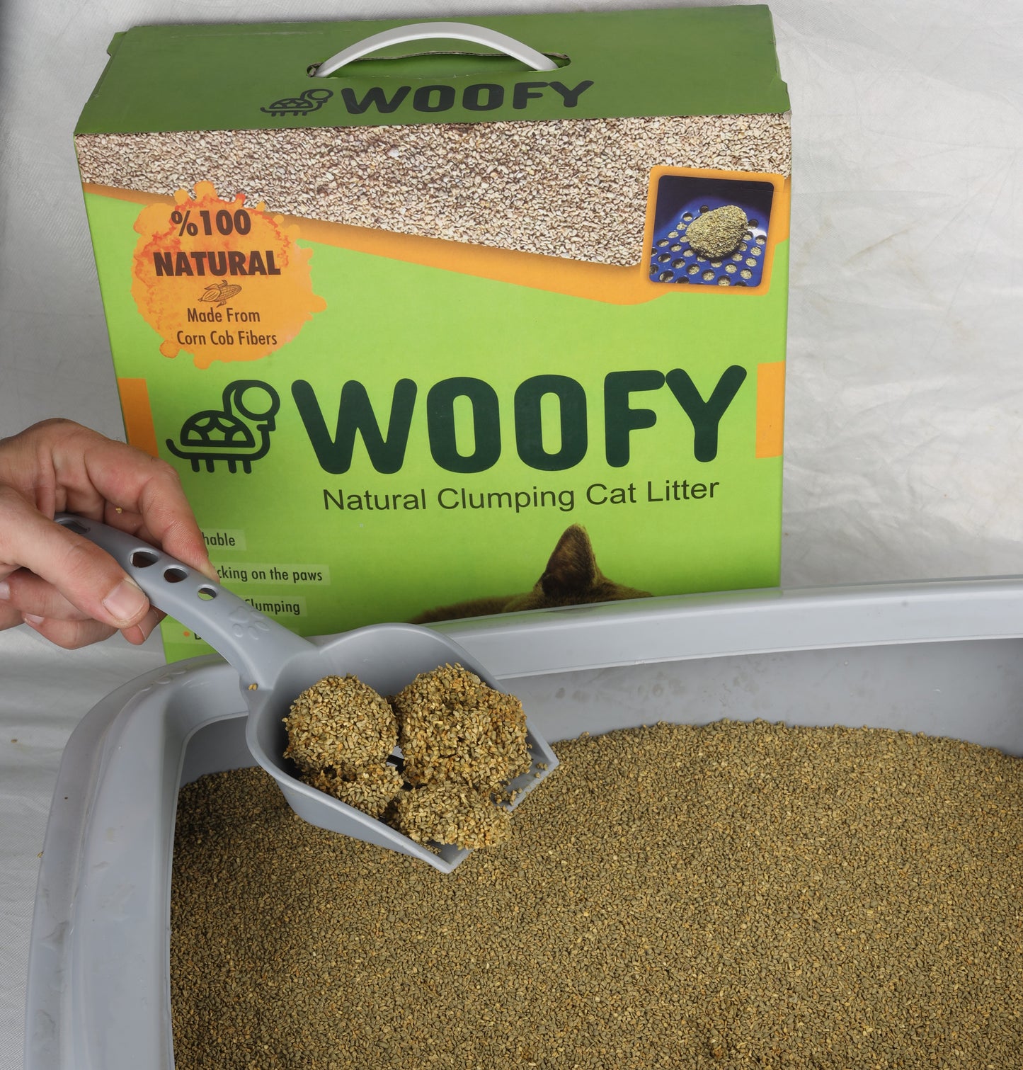 Woofy Pet Katzenstreu organisch