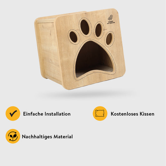 Modernes Katzenhaus aus Holz | Catsy 12A